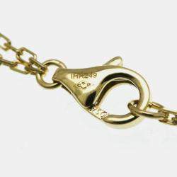 Pre Owned Cartier 18K Yellow Gold and Diamond Love Pendant Necklace
