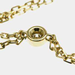 Pre Owned Cartier 18K Yellow Gold and Diamond Love Pendant Necklace