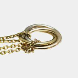Pre Owned Cartier 18K Yellow Gold, Rose Gold, White Gold Trinity Bracelet