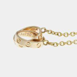 Pre Owned Cartier 18K Rose Gold Love Pendant Necklace