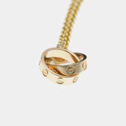 Pre Owned Cartier 18K Rose Gold Love Pendant Necklace