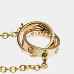 Pre Owned Cartier 18K Rose Gold Love Pendant Necklace