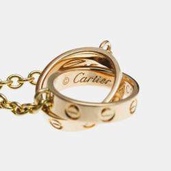 Pre Owned Cartier 18K Rose Gold Love Pendant Necklace
