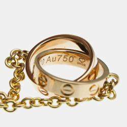 Pre Owned Cartier 18K Rose Gold Love Pendant Necklace