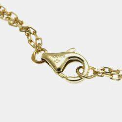 Pre Owned Cartier 18K Yellow Gold and Diamond Love Pendant Necklace