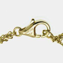 Pre Owned Cartier 18K Yellow Gold and Diamond Love Pendant Necklace