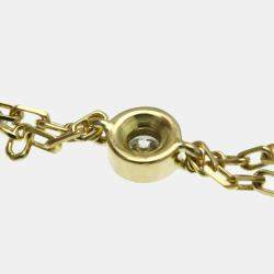 Pre Owned Cartier 18K Yellow Gold and Diamond Love Pendant Necklace