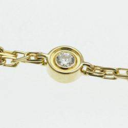 Pre Owned Cartier 18K Yellow Gold and Diamond Love Pendant Necklace