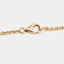 Pre Owned Cartier Love Interlocking Loops 18k Yellow Gold Bracelet