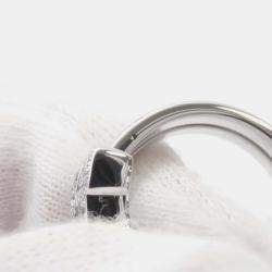 Pre Owned Cartier 18K White Gold Le Beze du Dragon Ring EU 51
