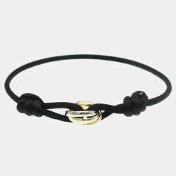 مملوكة مسبقًا Cartier 18K Yellow Gold, Rose Gold, White Gold Trinity Chord Bracelets