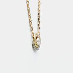 Cartier 18K Yellow, Rose, White Gold Trinity Necklace