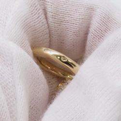 Cartier 18K Yellow Gold and Diamond Juste Un Clou Ring EU 49