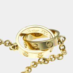 مملوكة مسبقًا Cartier 18K Yellow Gold Love Chain Bracelet