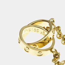 مملوكة مسبقًا Cartier 18K Yellow Gold Love Chain Bracelet