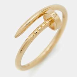 Cartier Juste Un Clou 18k Yellow Gold Small Model Ring Size 58