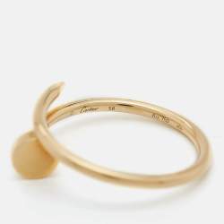 Cartier Juste Un Clou 18k Yellow Gold Small Model Ring Size 58