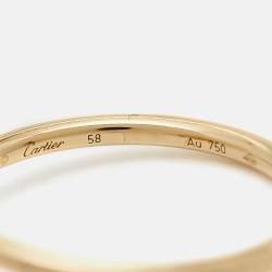 Cartier Juste Un Clou 18k Yellow Gold Small Model Ring Size 58