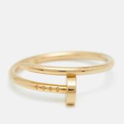 Cartier Juste Un Clou 18k Yellow Gold Small Model Ring Size 58