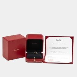 Pre Owned Cartier Juste Un Clou 18k Yellow Gold Small Model Ring Size 49