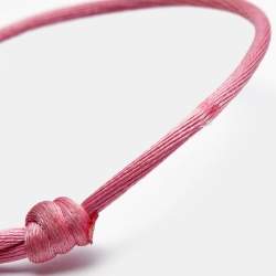 Pre Owned Cartier Trinity 18k Three Tone Gold Adjustable Cord Bracelet