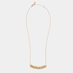 Pre Owned Cartier Clash de Cartier 18k Rose Gold Medium Model Necklace