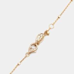 Pre Owned Cartier Clash de Cartier 18k Rose Gold Medium Model Necklace