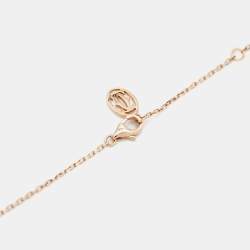 Cartier d'Amour Pink Sapphire 18k Rose Gold Necklace