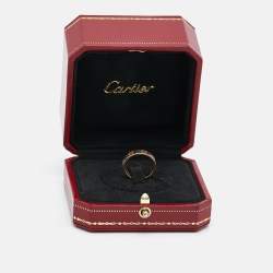مملوكة مسبقًا Cartier Love 18k Rose Gold Wedding Band Ring Size 50