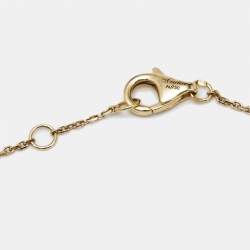 Cartier Amulette De Cartier Chrysoprase Diamond 18k Yellow Gold XS Model Bracelet 