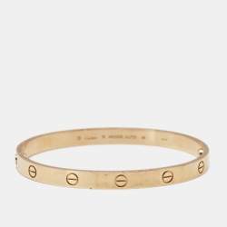Cartier Love 18k Rose Gold Bracelet 19