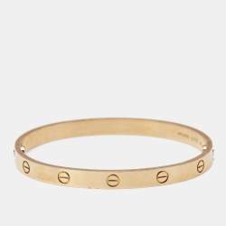 Cartier Love 18k Rose Gold Bracelet 19
