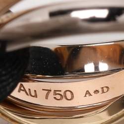 مملوكة مسبقًا Cartier 18k Yellow Gold Rose Gold White Gold Trinity Cord Bracelet