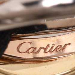 مملوكة مسبقًا Cartier 18k Yellow Gold Rose Gold White Gold Trinity Cord Bracelet