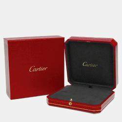 Pre Owned Cartier 18K Yellow, Rose, White Gold Trinity Pink Sapphire Necklace