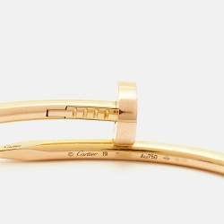 Cartier Juste Un Clou 18k Rose Gold Bracelet 19