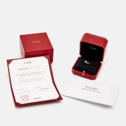 Pre Owned Cartier Juste Un Clou 18k Yellow Gold Small Model Ring Size 49