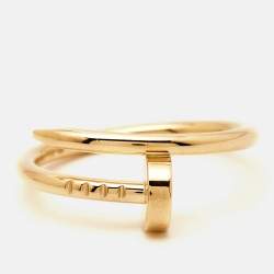 Pre Owned Cartier Juste Un Clou 18k Yellow Gold Small Model Ring Size 49