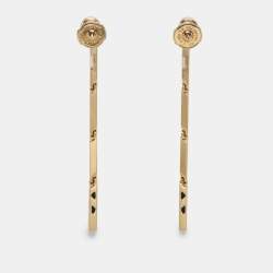 Pre Owned Cartier Panthère Diamond and Black Lacquer 18 Karat Gold Pendant Earrings