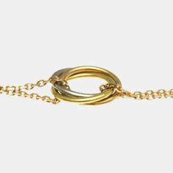 Pre Owned Cartier  18K Pink, Yellow, White Gold Trinity Bracelet