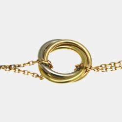 Pre Owned Cartier  18K Pink, Yellow, White Gold Trinity Bracelet