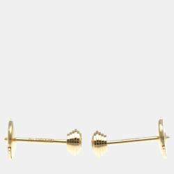 Cartier 18K Pink Gold Diamond SM D'Amour Earrings