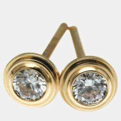 Cartier 18K Pink Gold Diamond SM D'Amour Earrings