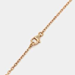 Cartier Trinity Diamond 18k Three Tone Gold Necklace