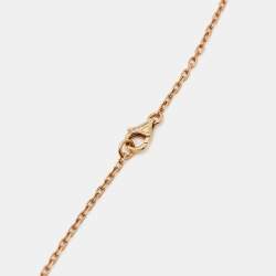 Cartier Trinity Diamond 18k Three Tone Gold Necklace