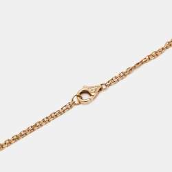 Cartier Love Diamond 18k Rose Gold Necklace