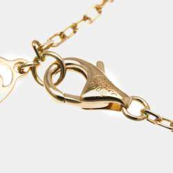 Pre Owned Cartier 18K Rose Gold, Sapphire and Diamond d'Amour Chain Bracelet