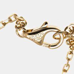 Pre Owned Cartier 18K Rose Gold, Sapphire and Diamond d'Amour Chain Bracelet
