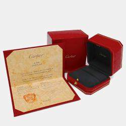 Pre Owned Cartier 18K Rose Gold Love Band Ring EU 50