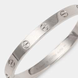 Cartier Love 18k White Gold Bracelet 16